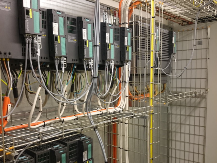 VFD cabinet in authorized zone